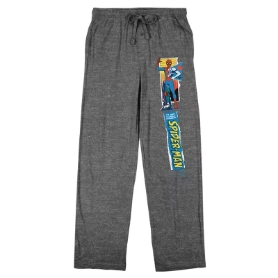 Ваши дружелюбные соседи Disney+ Мужские брюки для сна Heather Grey серого цвета