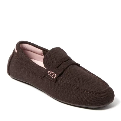 Женские лоферы Dearfoams Hazel Sport Knit, кофейные