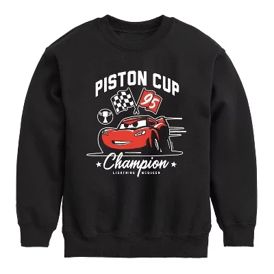 Флисовая толстовка с длинным рукавом Piston Cup Champion McQueen Graphic черный