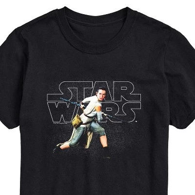 Мужская футболка STAR WARS Rey Logo, черная