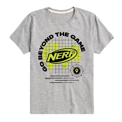 Футболка для мальчиков Nerf Go Beyond The Game, меланжевая