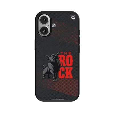 Чехол для мобильного телефона WWE Legends Steel, совместимый с MagSafe, для Apple iPhone 17 серии the rock