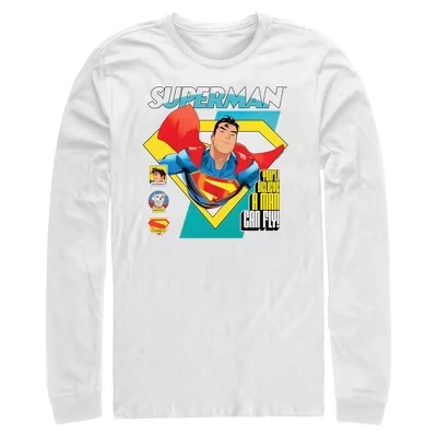 Мужской лонгслив DC Comics Superman Flying, белый
