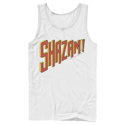 Мужская майка Justice League Shazam, белая