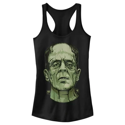 Женская майка-борцовка Universal Frankenstein, черная