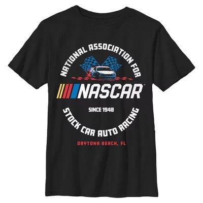 Футболка для мальчиков Nascar Since 1948 Daytona Beach, черная