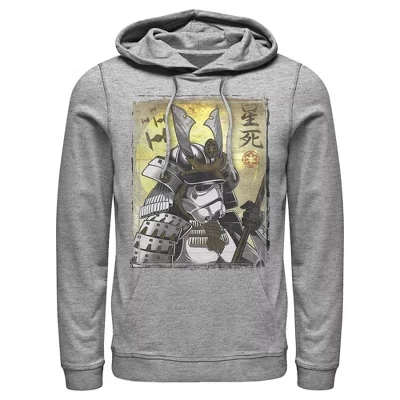Мужское худи Star Wars Samurai Stormtrooper, серый меланж