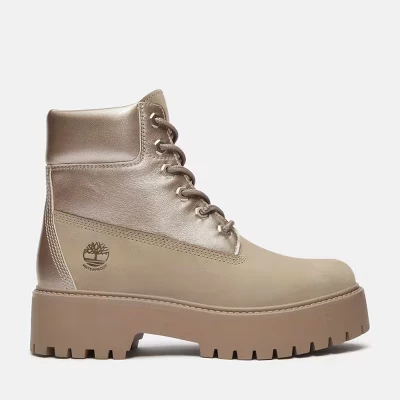 Женские ботинки Timberland Stone Street платформа, серые