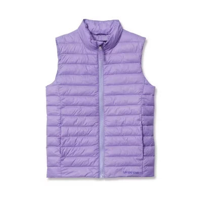 Жилет для девочек Lands End ThermoPlume, сливовый