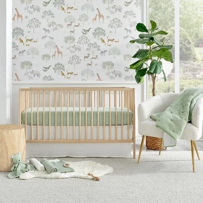 Комплект постельного белья из облачного муслина 5шт - Levtex Baby green
