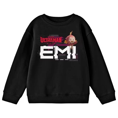 Rising Emi Youth Black Crew Neck Long Sleeve Sweatshirt black
