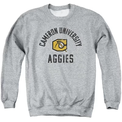 Унисекс свитшот NCAA Cameron Aggies Logo, серый меланж
