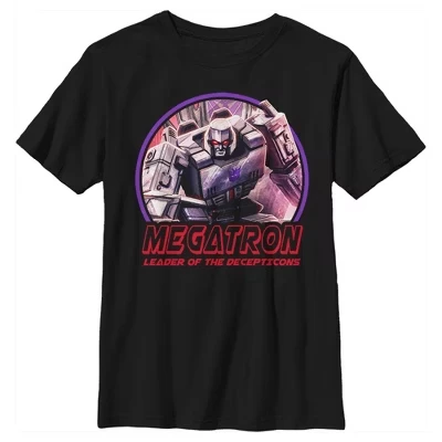 Футболка для мальчиков Transformers Megatron, черная