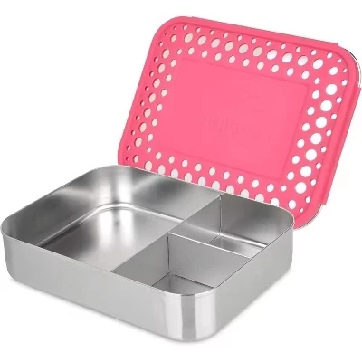 Контейнер LunchBots Large Trio из нерж. стали, розовый