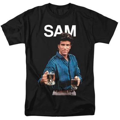 Футболка для взрослых Sam Черная черный