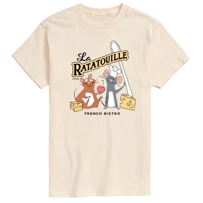 Мужская футболка с коротким рукавом La Graphic T-Shirt кремового цвета