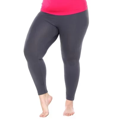 Женские леггинсы White Mark One Size Plus, антрацитовые