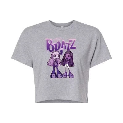 Женская футболка Bratz Purple Power Dolls, серая