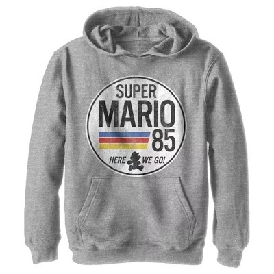 Худи для мальчиков Nintendo Super Mario, серое