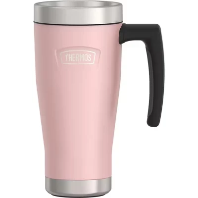 Дорожная термокружка Thermos Icon вакуумная, 470 мл, розовая