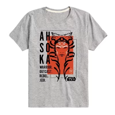 Футболка Ahsoka Collage с коротким рукавом и графическим рисунком athletic heather