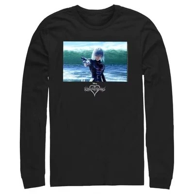 Мужской лонгслив Kingdom Hearts Heartless Riku, черный