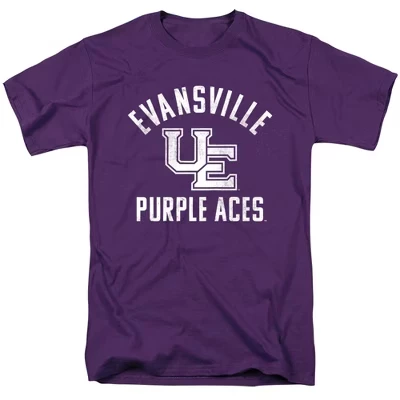 Мужская футболка NCAA Evansville Aces, фиолетовая