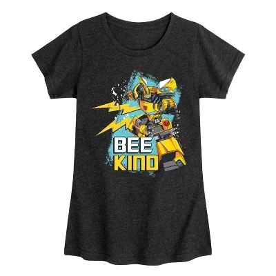 Облегающая футболка Bee Kind Bb с коротким рукавом и графическим принтом