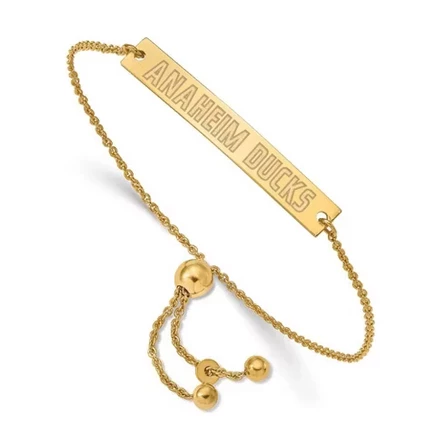 Браслет Black Bow Jewelry Co., позолоченный 14k на серебре, 23 см