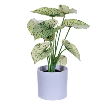Искусственные листья Vickerman в горшке, 2 шт., зеленые