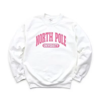 Женский свитшот North Pole University, белый