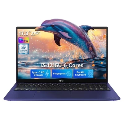 Ноутбук Nimo 17,3″ FHD i3-1215U, 8 ГБ/256 ГБ, синий