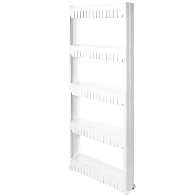 Коллекция Slim Utility Кухонная тележка для хранения с колесами 5 ярусов - 5 ярусов