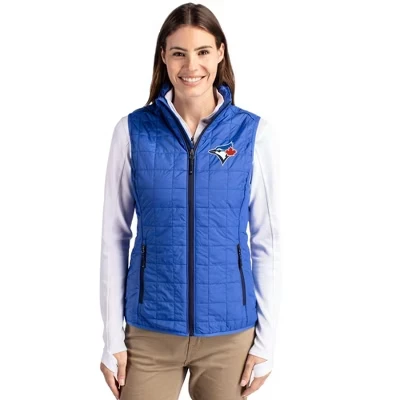 Женский пуховик с эко-изоляцией Toronto Blue Jays Rainier PrimaLoft® на молнии royal