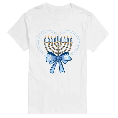 Мужская футболка Coquette Menorah с коротким рукавом и рисунком, белая