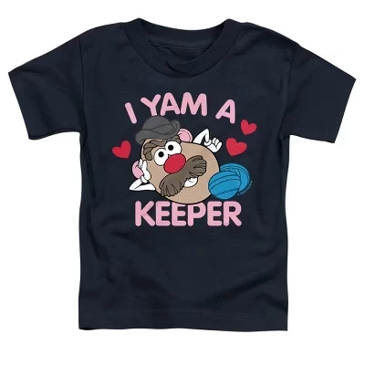 Toddler Boys' Potato Head Valentine's Day Yam A Keeper T-Shirt blue