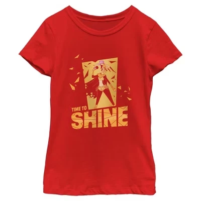 Футболка Girls 2 Gazelle Time To Shine красная