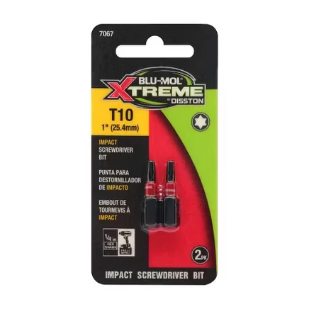 Биты Blu-Mol Xtreme Torx T10, 25 мм, 2 шт.