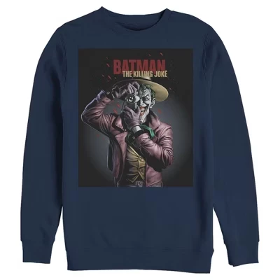 Мужской свитшот DC Comics Batman и Joker, синий