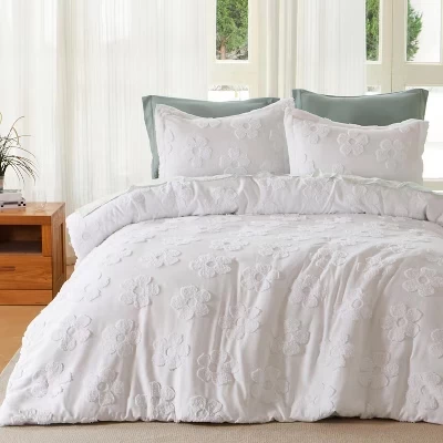 Комплект постельного белья Twin XL/Queen/King Size в клетку в стиле бохо с ворсом из 2/3 предметов, Комплект постельного белья с одеялом/подушкой в мешке для всех сезонов