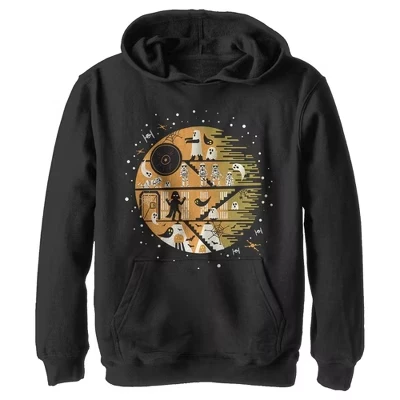 Худи для мальчиков Star Wars Death Star, черное