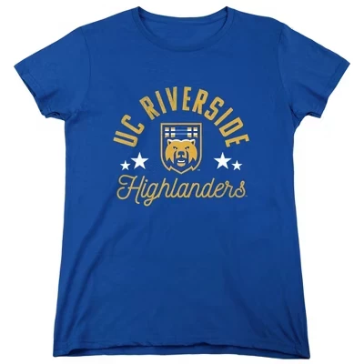 Женская футболка NCAA Riverside Highlanders, синяя