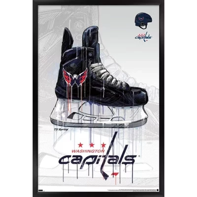 Постер Trends International Capitals Drip Skate 21, черный