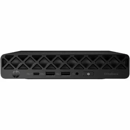 Настольный компьютер HP EliteDesk 8 G1i - Intel Core Ultra 7 265T - Технология vPro - Твердотельный накопитель объемом 16 ГБ - 256 ГБ - Черный мини -разъем для настольного компьютера - Чип Intel Q870