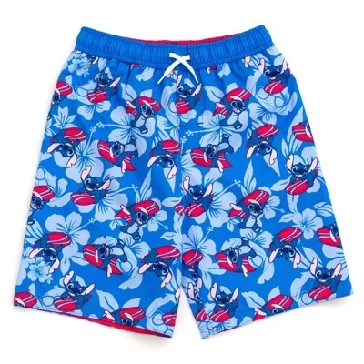 Мальчиковые плавки-шорты Disney Lilo & Stitch UPF 50+, синие