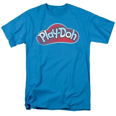 Футболка для взрослых Play Doh Lid бирюзового цвета