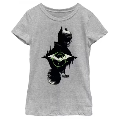 Футболка для девочек DC Comics The Batman, серый меланж