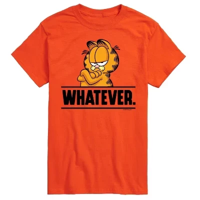 Мужская футболка Garfield Whatever, оранжевая