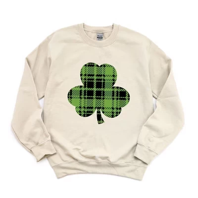 Женская толстовка с рисунком Buffalo Plaid Clover dust