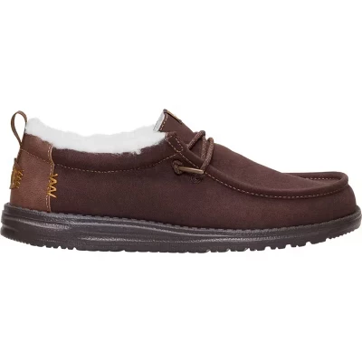 Мужские слипоны HEYDUDE Wally Warmth, коричневые